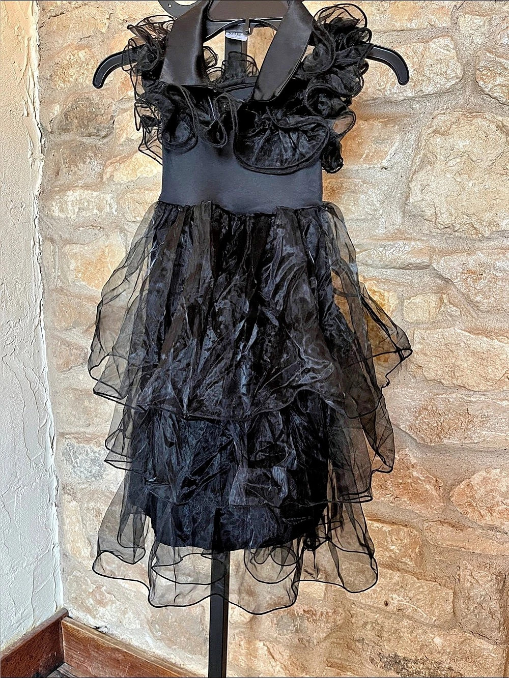 Wednesday Black Mini Dress Size Small Like New